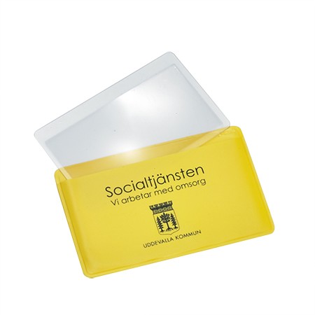 3X Card magnifying glass with Case